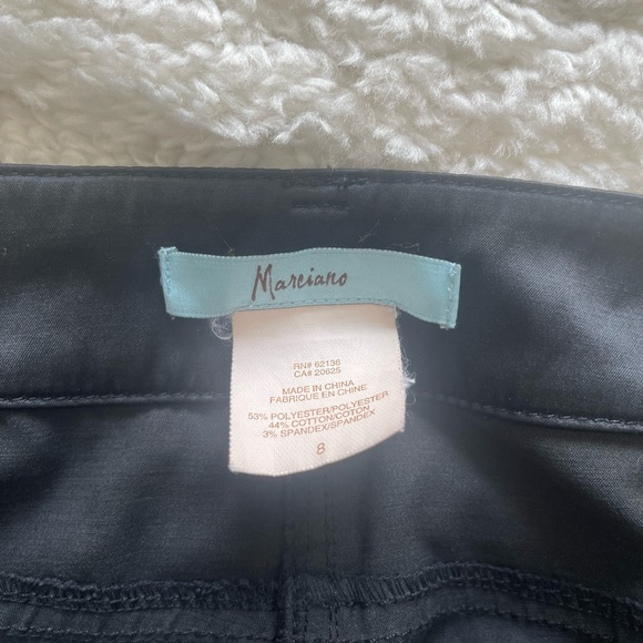 Rare find! Marciano satin pants. Size 8 & made for my tall girlies! - Picture 3 of 3